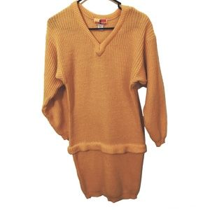 Sam & Max Yellow Sweater Dress